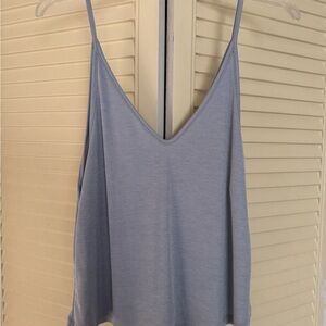 Free People Soft Blue Tank Top